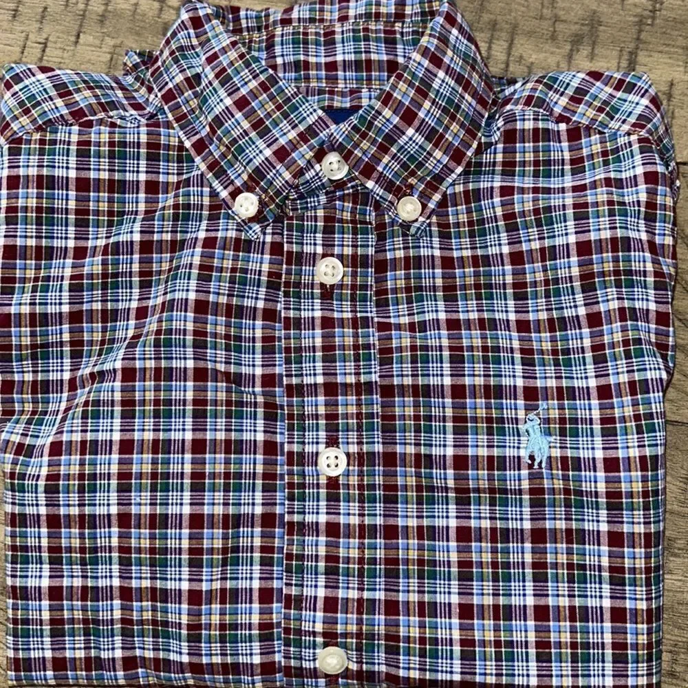 Ralph Lauren 💯 Cotton Natural Stretch Short Sleeve Shirt Unisex